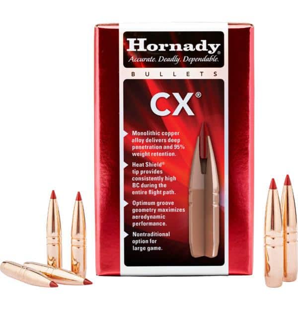 Hornady CX Rifle Bullets 338 cal .338" 24 gr CX (338 Lapua Mag) 50/ct
