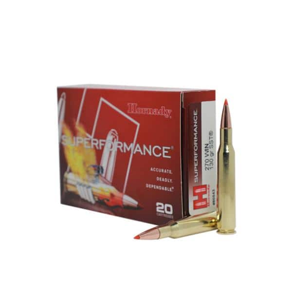 Hornady Superformance Rifle Ammunition .270 Win 130 gr SST 3200 fps - 20/box