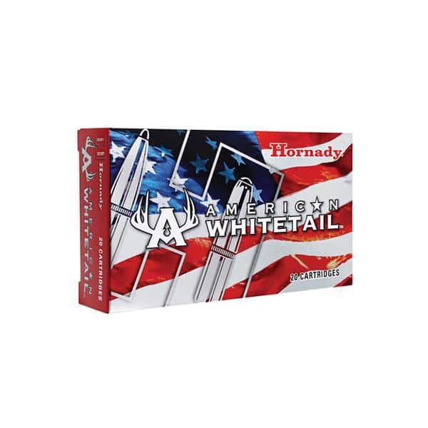 Hornady American Whitetail Rifle Ammunition .30-06 Sprg 180 gr 2700 fps SP 20/ct