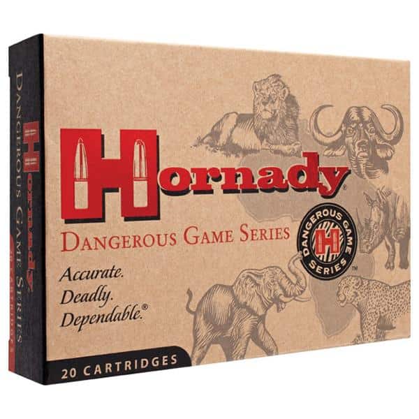 Hornady Dangerous Game Series Rifle Ammunition .375 H&H 300 gr DGS 2530 fps - 20/box