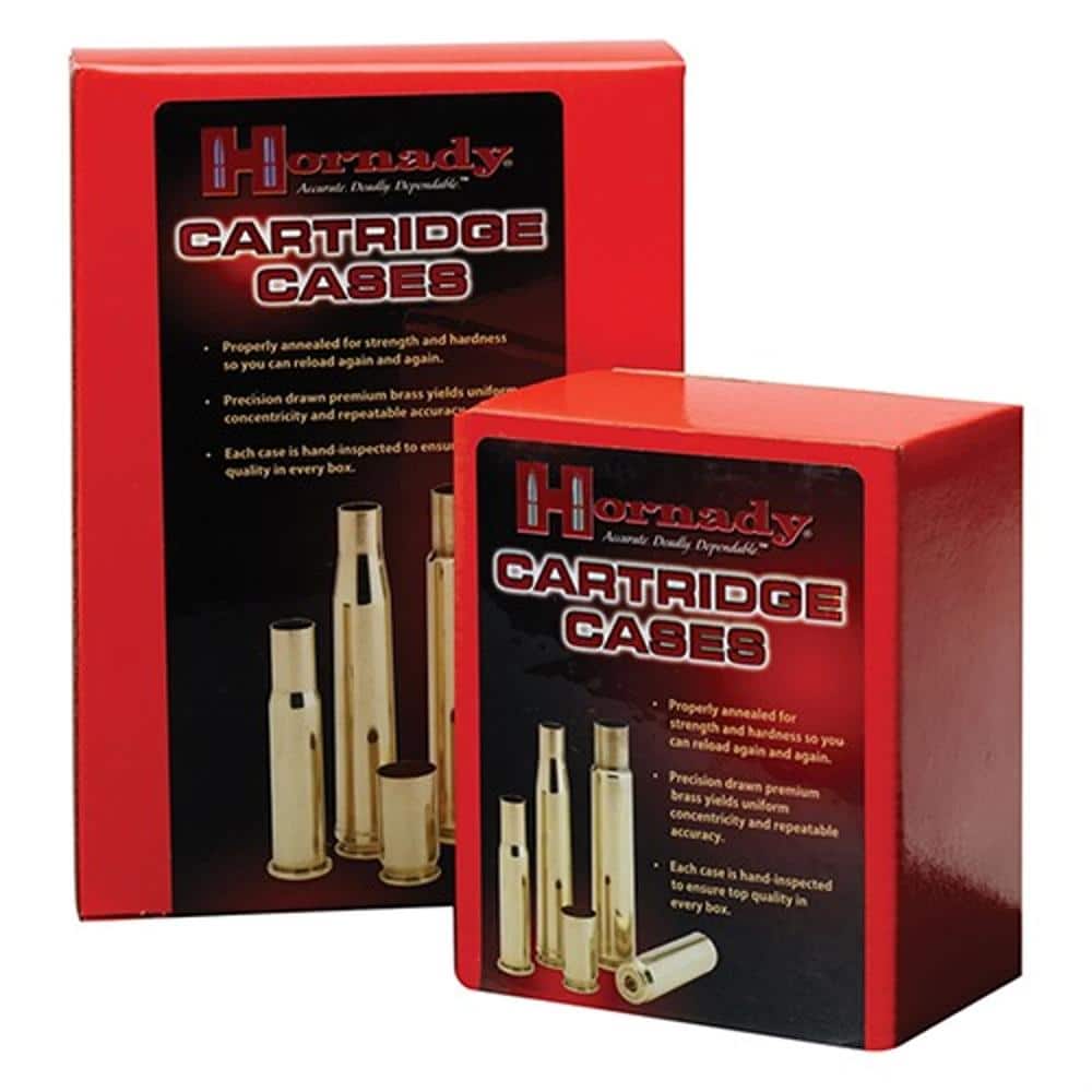 Hornady Unprimed Brass Handgun Cartridge Cases .380 Auto 200/ct