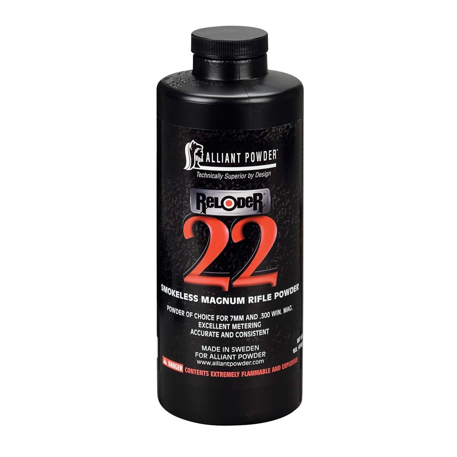 Alliant Reloder 22 Rifle Powder 1 lbs