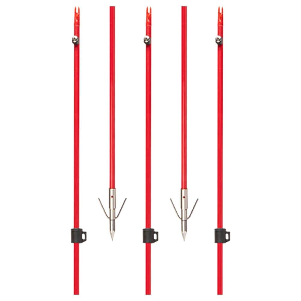 Cajun Bowfishing Fiberglass Arrow with Piranha Long Barb XT