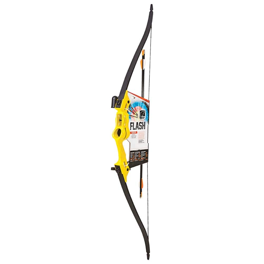 Bear Archery Traditional Youth Bow Flash 18lb Ambidextrous Yellow