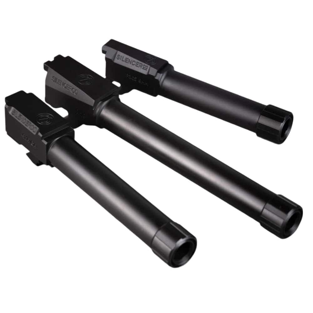 SilencerCo Threaded Barrel for Beretta 92FS/M9 9mm Luger 1/2x28 5.3" Black
