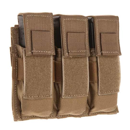 TacShield Triple Universal Pistol Magazine Pouch Coyote
