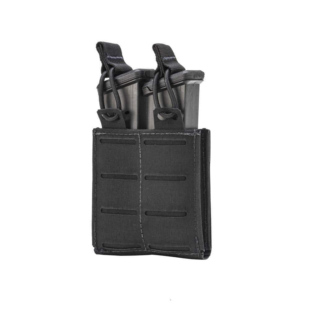 TacShield RZR Molle Double Pistol Magazine Pouch Black