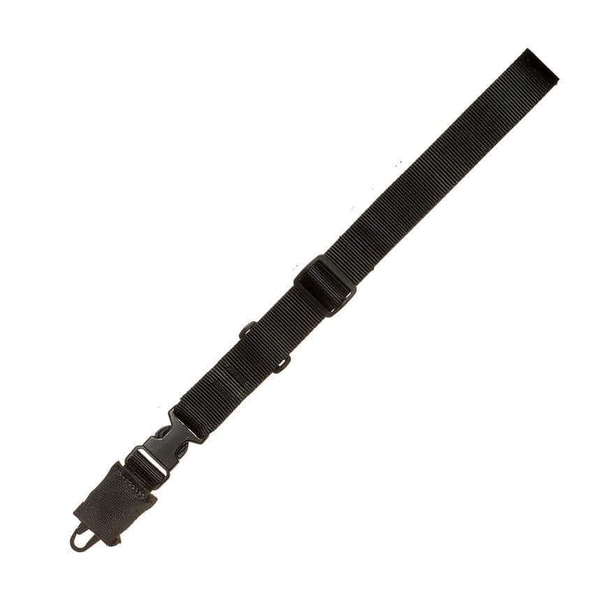 TacShield CQB 1-Point Sling 1.5" Black with HK Snap Hook