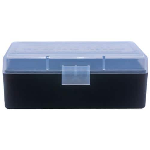 Berry's Ammo Box #404 - .22 Horn./.30 Carb. 50/rd Clear/Black