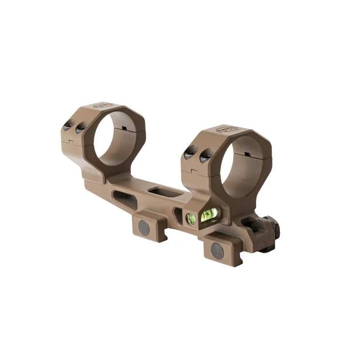 RPM Bravo 34mm Cantilever Mount (1.50'') With Co-Linear Bubble Level FDE