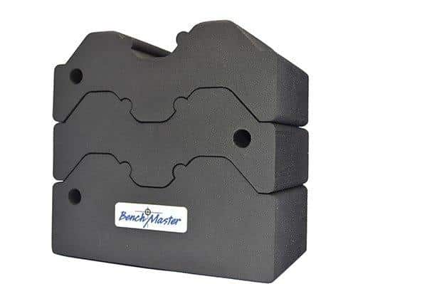 Benchmaster Weapon Rack Adjustable 3 Piece Bench Block