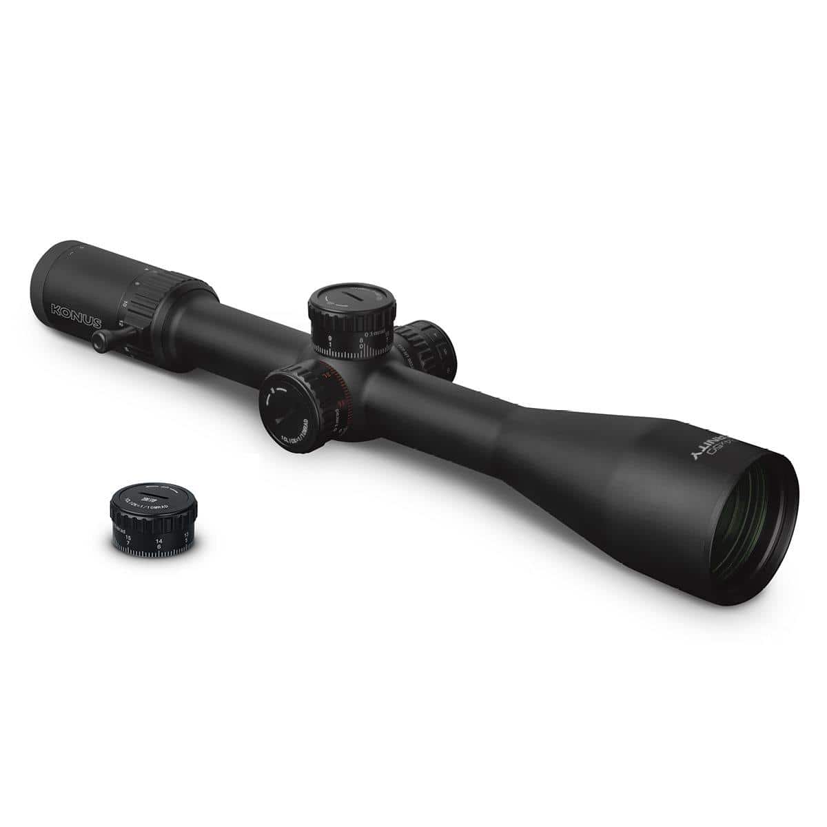Konus Eternity Zoom Rifle Scope 6x-24x50mm 30mm FFP PRS Illum Black