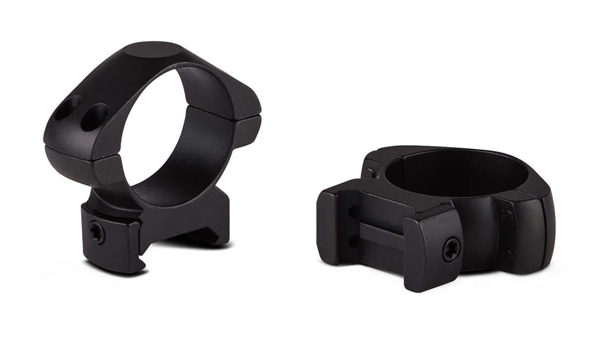 Konus 2-Piece Steel Riflescope Rings 1" Medium - Matte Black