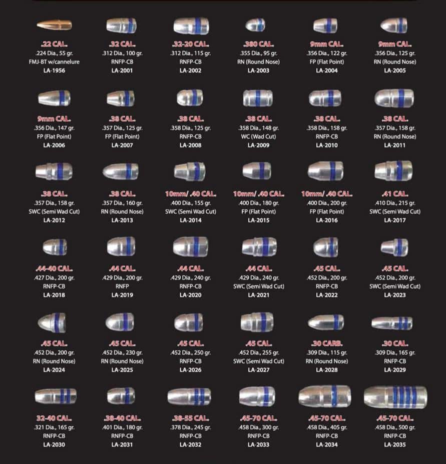 Lightning Ammo Lead Cast Handgun Bullets .38 Cal .357" 125 gr FP 100/ct Box