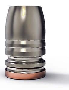 Lee Round Flat Nose Pistol Mould - Double Cavity (Handles Included) .452" 300 gr