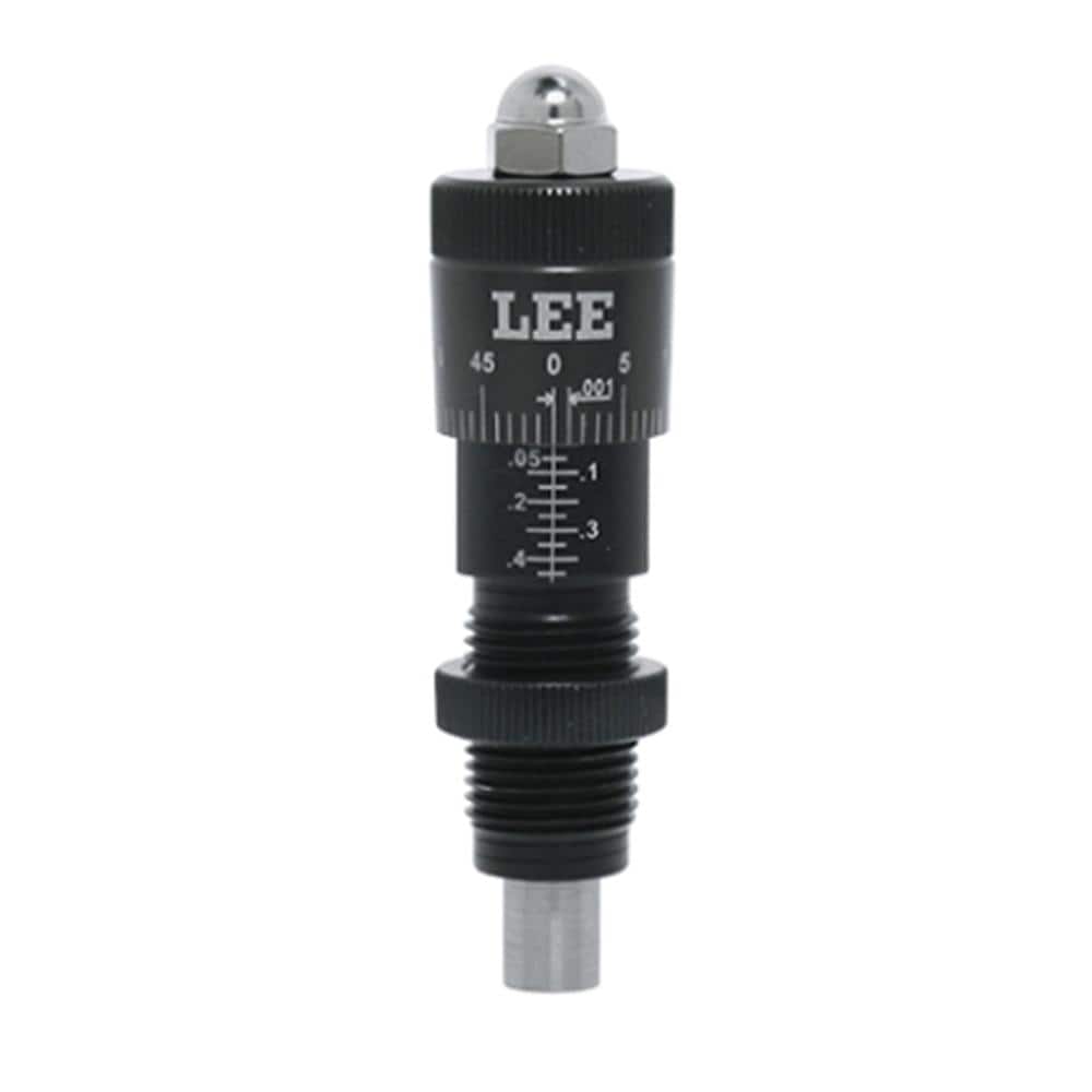 Lee Carbide Factory Crimp Micrometer Seater Adapter .380/9mm Luger/.40 S&W/10mm
