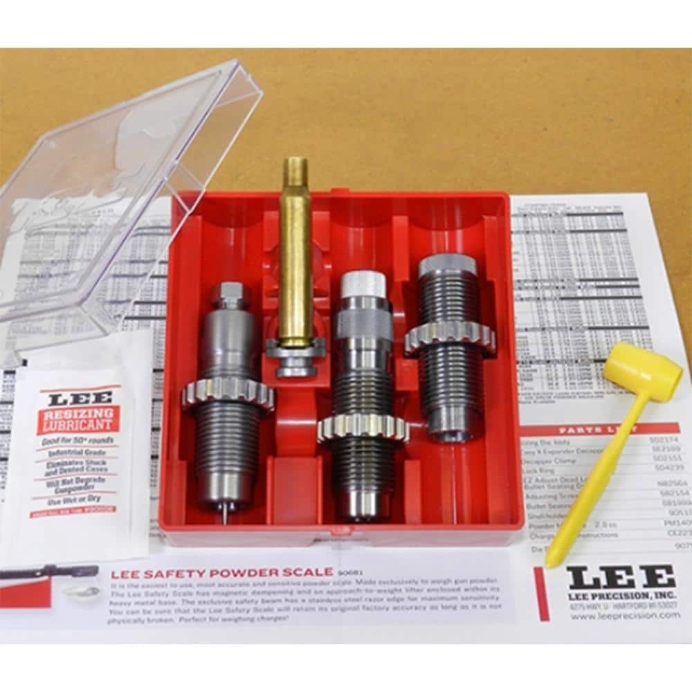 Lee Full Length Sizing Die Set 25 Creedmoor Black Box