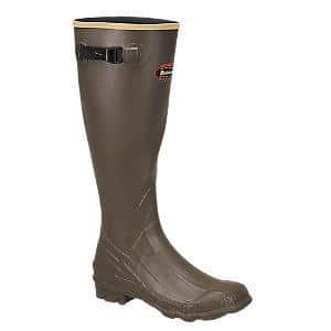 LaCrosse Grange Non-Insulated Rubber Hunting Boots Olive Drab Green Size 10