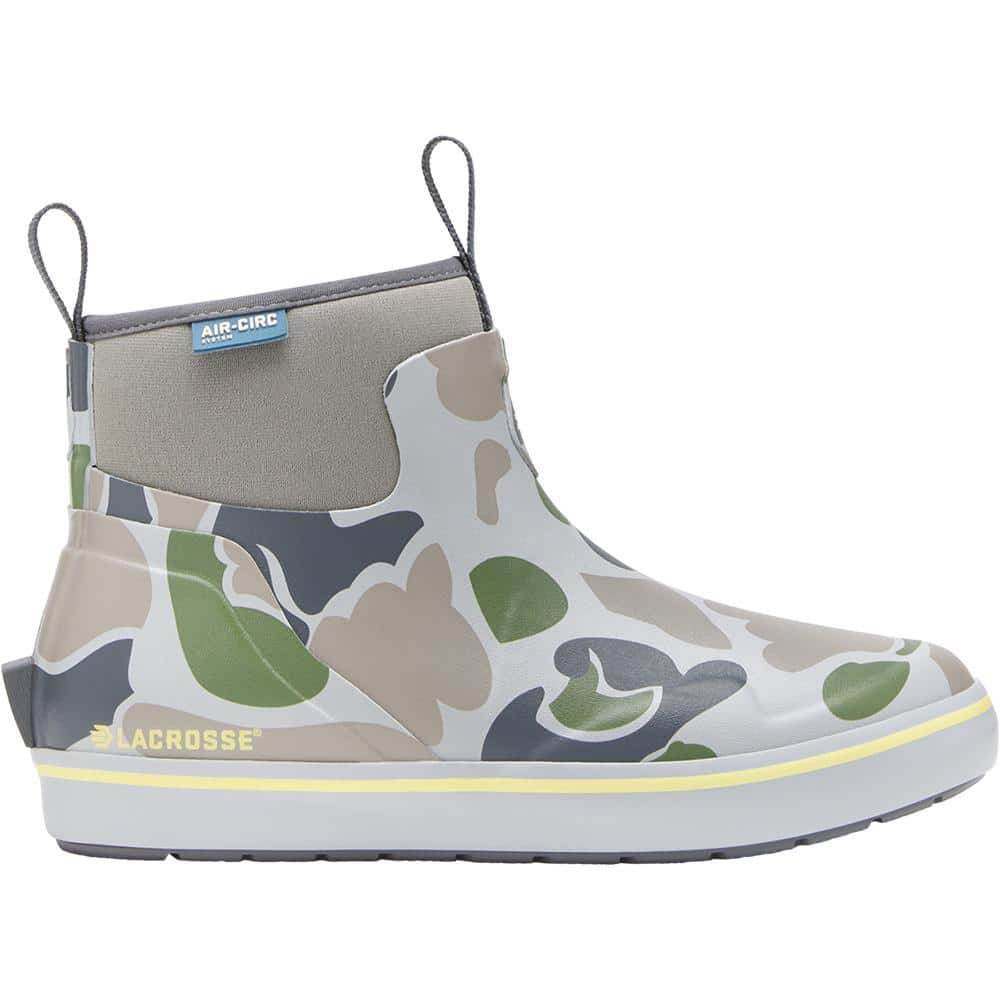 LaCrosse Alpha Deck Boot 6'' Seagrass Duck Camo Women's Size 7M