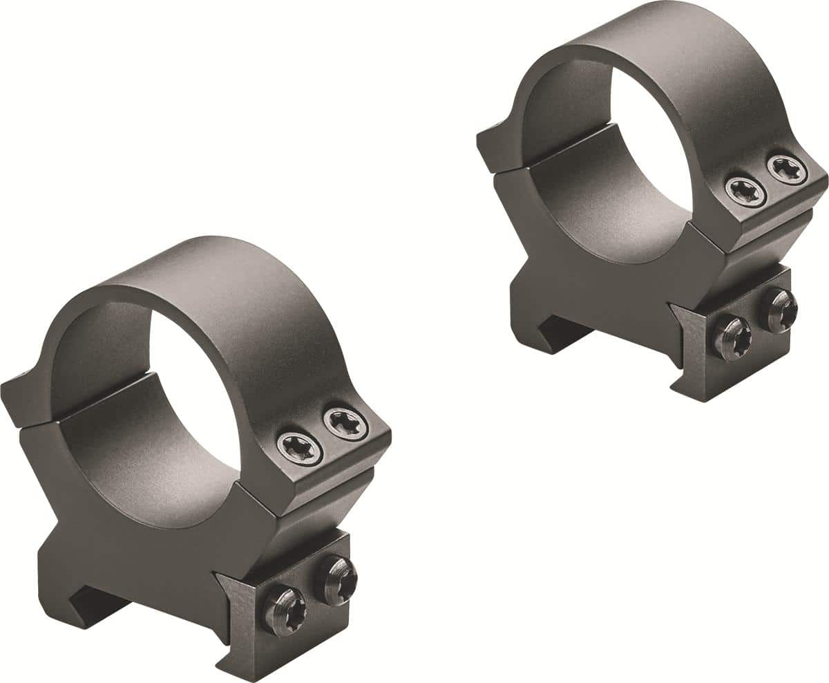 Leupold 2-Piece Precision-Fit PRW2 Weaver-Style Permanent Rings 30mm High - Matte Black