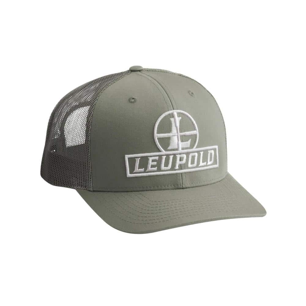 Leupold Reticle Trucker Hat Loden Green