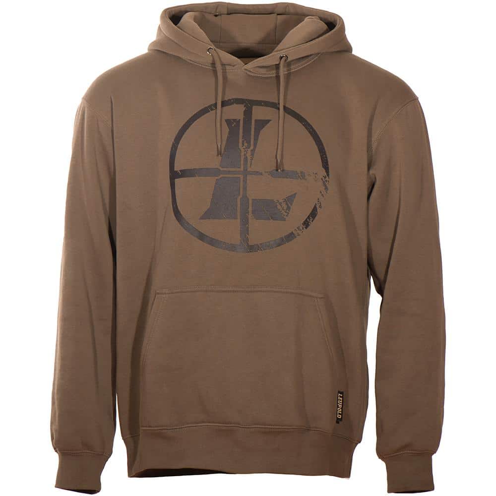Leupold Distressed Reticle Hoodie Otter XL