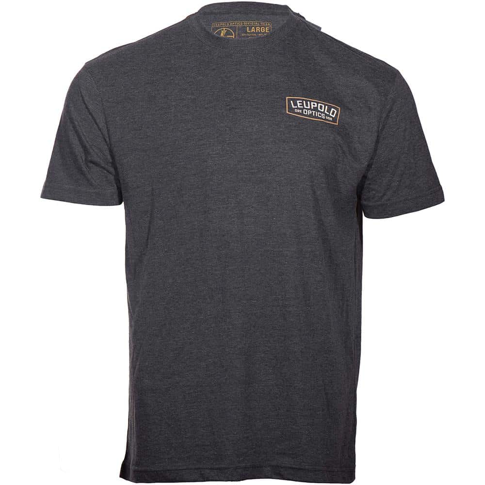 Leupold Badge Short Sleeve Shirt Charcoal XL