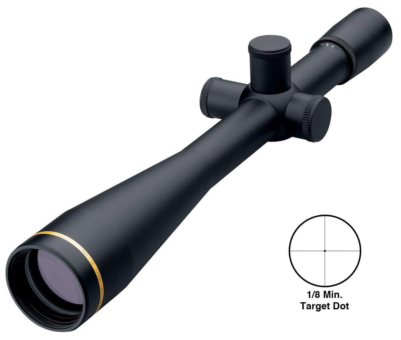 BLEMISHED Leupold Competition Series Rifle Scope - 45x45mm 1/8 min. Target Dot 2.5' 3.20" Matte