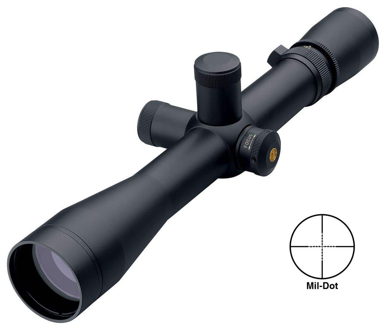 BLEMISHED Leupold Mark 4 LR/T Rifle Scope - 4.5-14x40mm M1 Dial Mil-Dot SF Reticle Matte