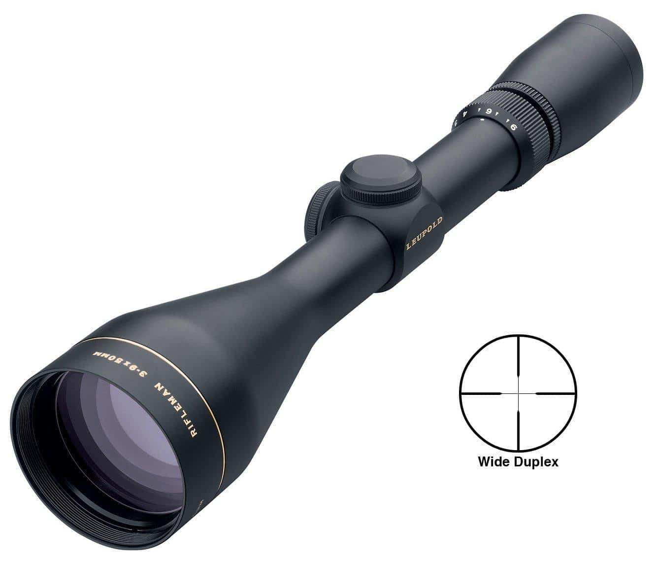 BLEMISHED Leupold Rifleman Rifle Scope - 3-9X50mm Wide Duplex 33.-13.1 4.2-3.7" Matte