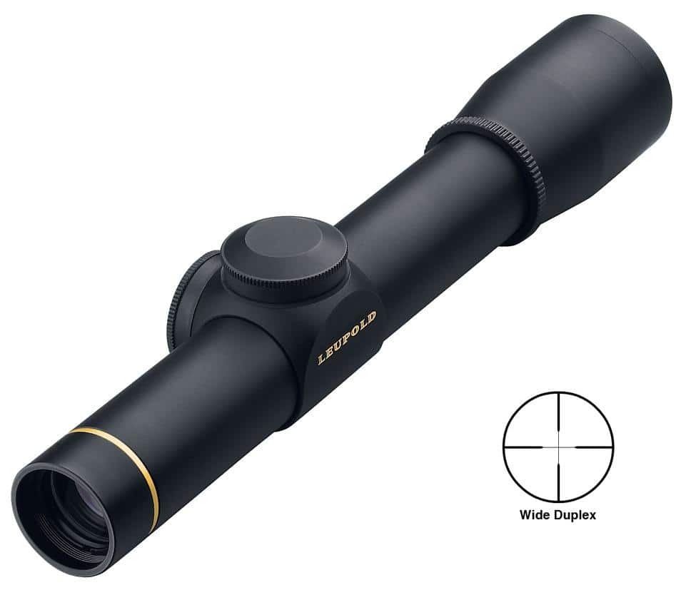 BLEMISHED Leupold FX-II Ultralight Rifle Scope - 2.5x20mm Wide Duplex 39.5' 4.9" Matte