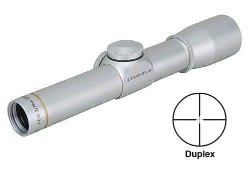 BLEMISHED Leupold FX-II Handgun Scope - 2x20mm Duplex Reticle Silver