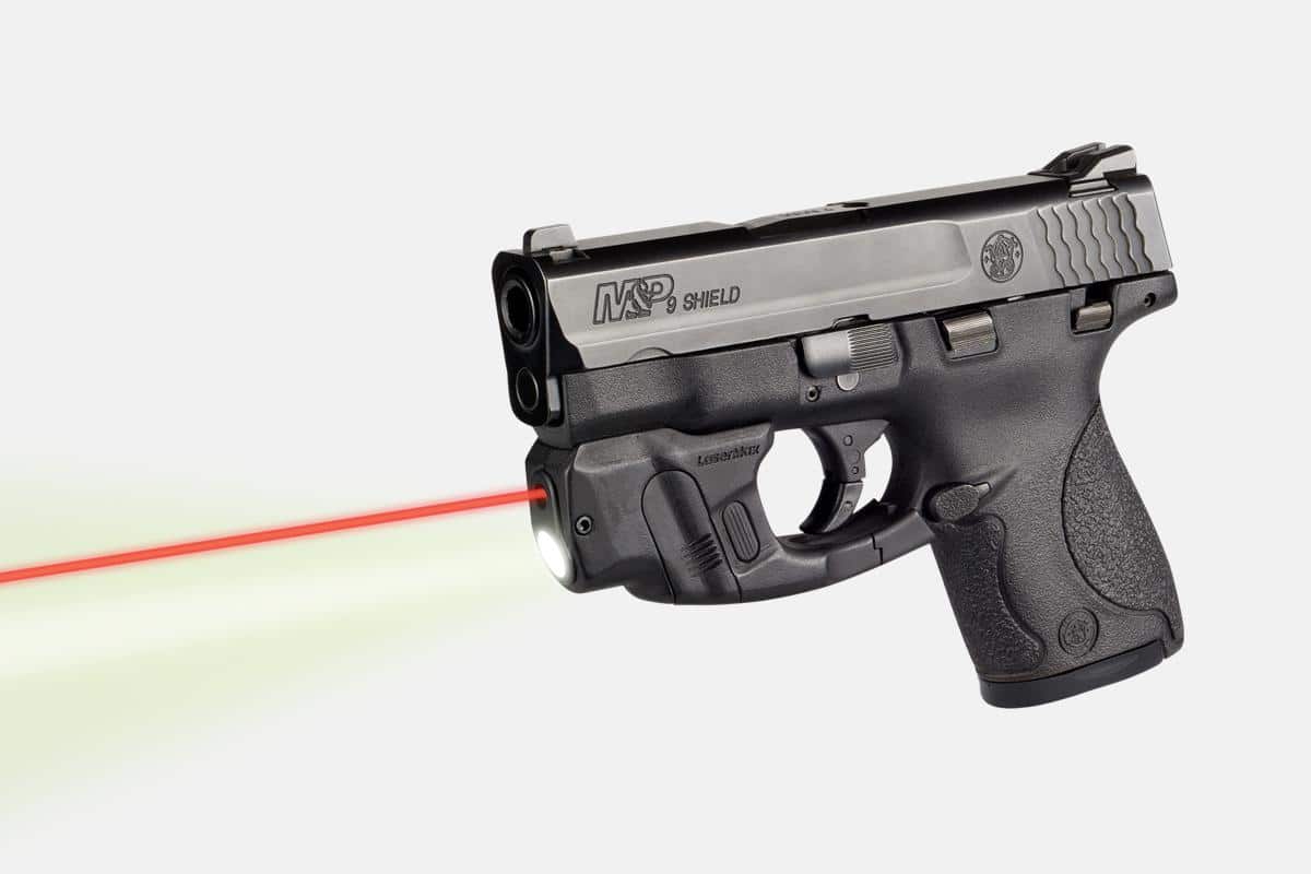 LaserMax CenterFire Light & Laser w/GripSense for S&W Shield 9mm .40 cal Red
