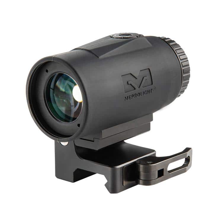 Mepro MMX4 4x Micro Magnifier w Integrated Side Flip Adaptor