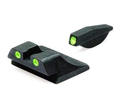 Meprolight Fixed Night Sight Ruger SR9/SR9C Green Front & Green Rear