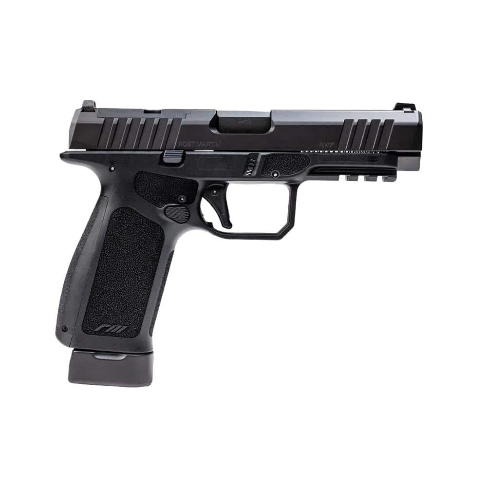 Rost Martin RM1F OR Handgun 9mm Luger 17rd (1) & 19rd (1) Magazines 4.5" Barrel Black