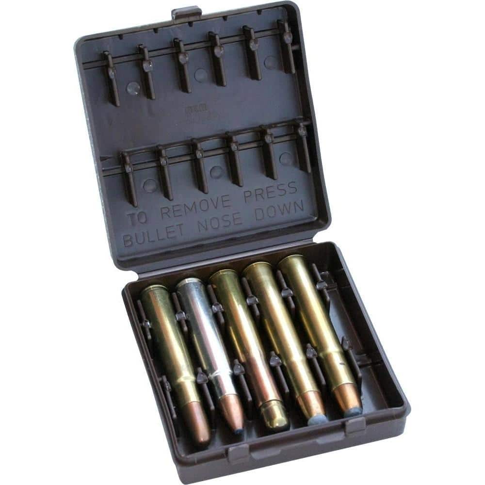 MTM African Big Game Ammo Wallets Carrier 378 Wby - 500 Nitro Brown