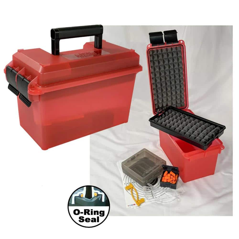 MTM Pistol Range Kit Clear Red