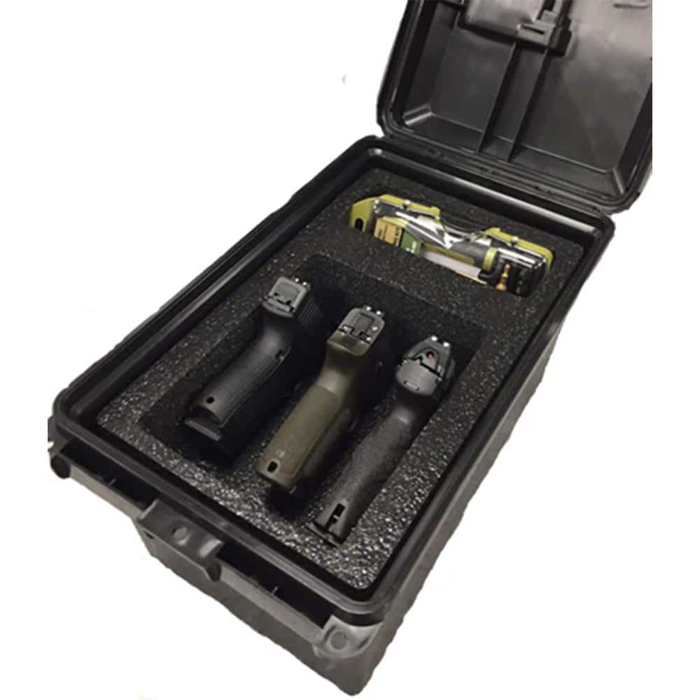 MTM Tactical Pistol Handgun Case fits 3 Handguns Dark Earth