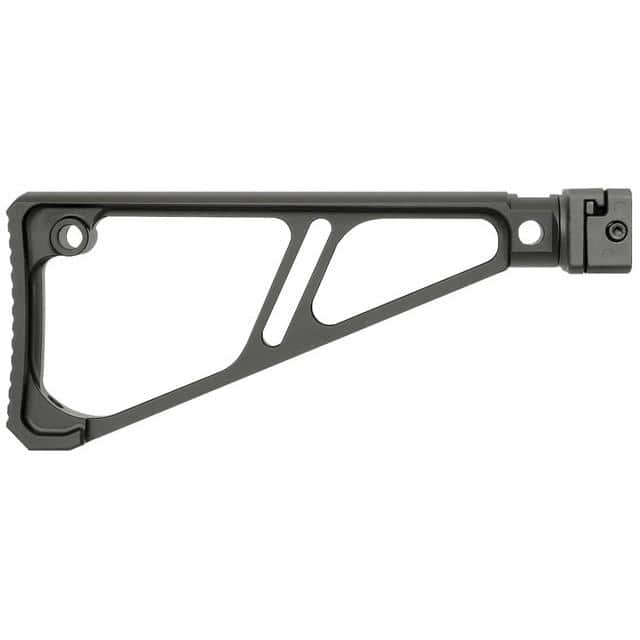 Midwest Industries Picatinny Side Folding Fixed Extruded Stock Black