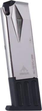Mec-Gar Handgun Magazine Ruger P85/89/93/94/95/PC9 9mm HT Nickel 10 rds