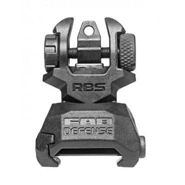 Fab Defense Rear Polymer Flip-up Sight - Black