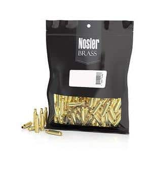 Nosler Unprimed Unprepped Brass Rifle Cartridge Cases .22 Hornet 250/ct (BULK)