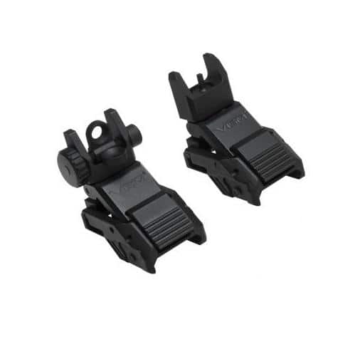 Vism Pro Series AR Flip up Front and Rear Sight Set