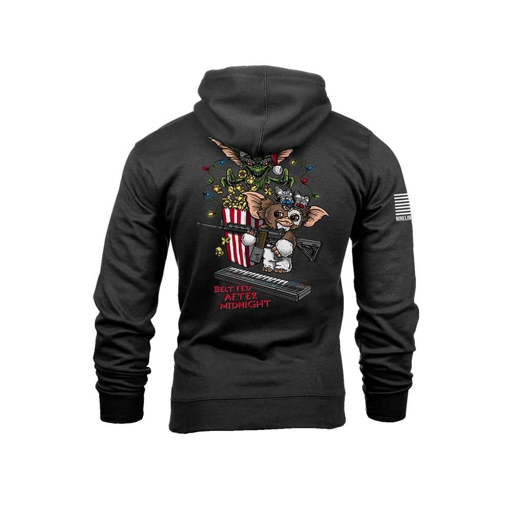 Nine Line Belt Fed Hooded Sweatshirt Black 2XL