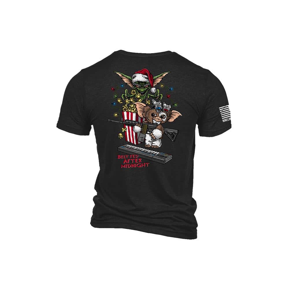 Nine Line Belt Fed Triblend Short Sleeve Shirt Black L