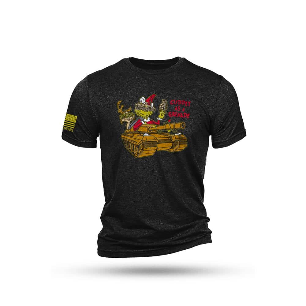 Nine Line Grinch Triblend Short Sleeve Shirt Black M
