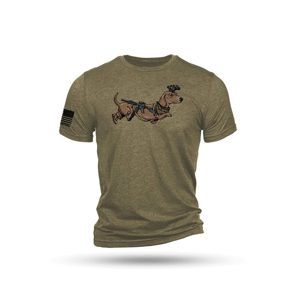 Nine Line Tactical Wiener Short Sleeve Shirt Olive Triblend 3XL