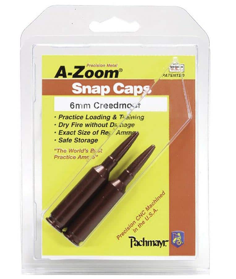 A-ZOOM 6mm Creedmoor SNAPCAP 2PK