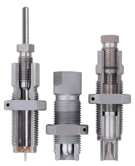 Hornady Custom Grade New Dimension Pistol 3-Die Set - 9mm Luger or 9x21